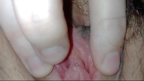 Busty solo amateur girl in lingerie fingered in bathroom