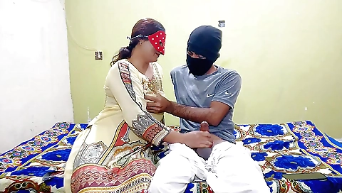 Bhabi is a hot virgin that wants her husband's cock