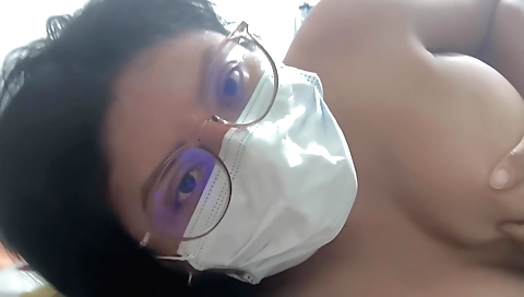 Indian teacher strips and shows her pussy in hd video