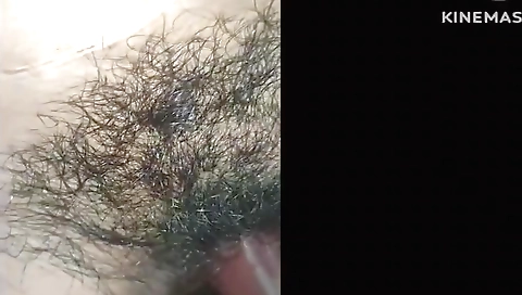 hairy milf spreads her hips and gets on top of him