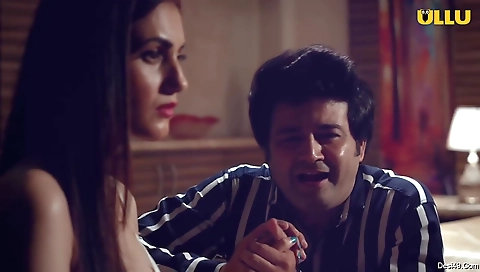 Cute brunette blonde in a top and stockings eats ice cream