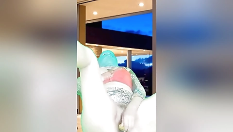 Indian girl enjoys herself in hd sex with huge dildo