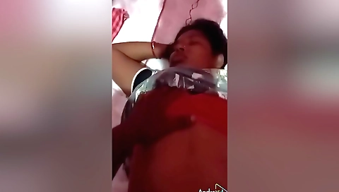 Indian woman in a sexy outfit and anal sex with her stepfathers wife