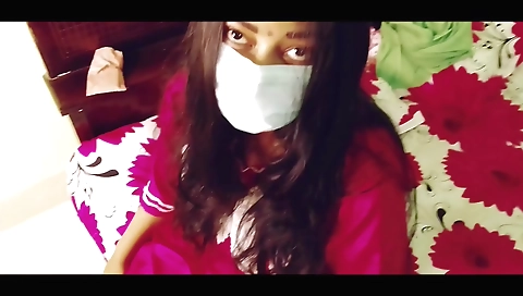 Indian brunette gets a good fuck in pov on the cam