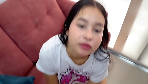 Brunette teen in amateur movie with porn POV clips