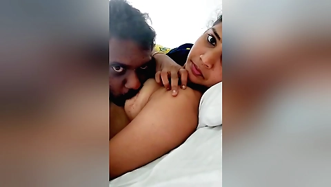 Indian couple making hardcore love in the living room