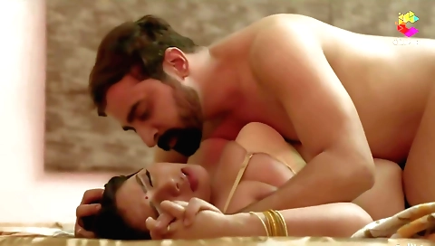 Sexy brunette milf gives a passionate blowjob to her lover