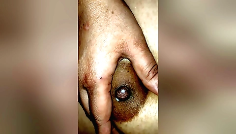 Indian girl is licking his cock in a handjob scene