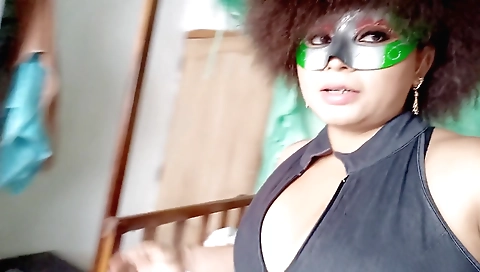 Big tit brunette milf babe stripping naked and showing