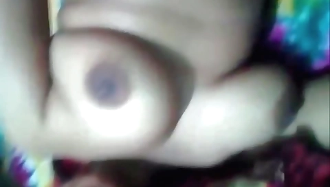 Beautiful brunette with nice tits showing us what she can do