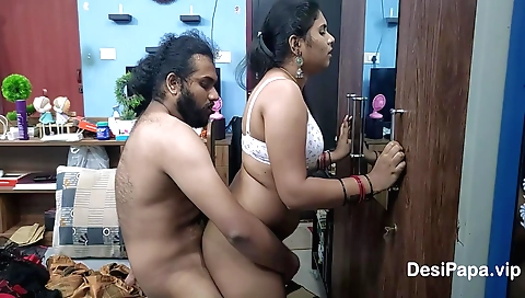 Chubby brunette wife gets banged by a deepthroated guy