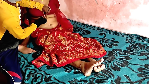 Indian milf gets married with her stepfather-in-law