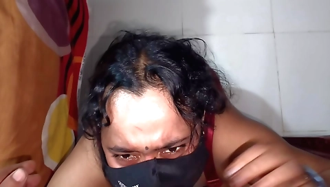 Indian brunette babe plays with her pussy in her own room