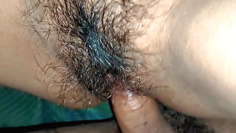 Indian girl with hairy bush is getting her ass penetrated