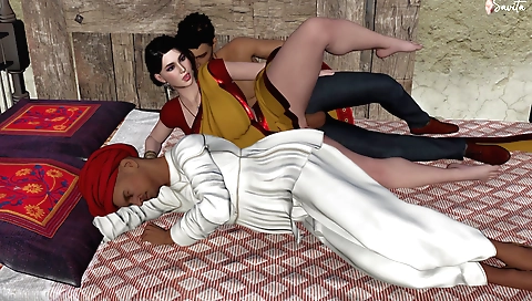 Meena gets fucked by her stepbrother-in-law in front of her husband