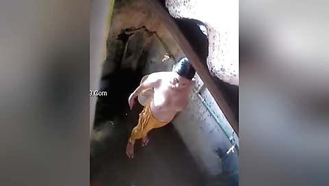 A petite indian brunette is getting her workout done in bed