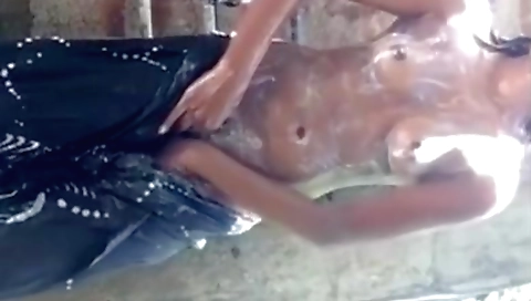 Buxom brunette video with me in a sunny outdoor place