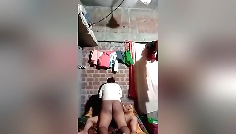 Hot brunette indian girl is showing her body and giving a blowjob