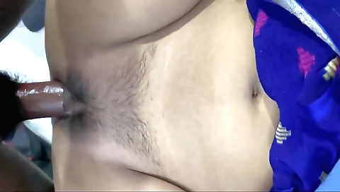 A college girl is getting a massage in her dorm room