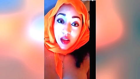 Sexiest brunette babe (horny blonde) is now an arab fortune teller