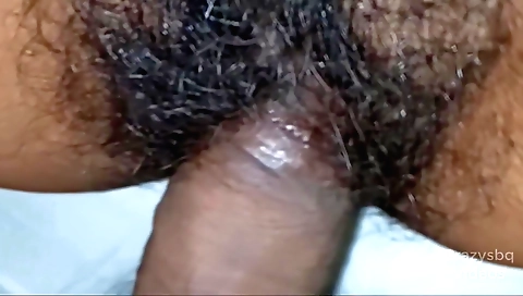 Indian girl is playing with her neighbor's hairy penis