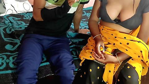 Indian brunette with big natural boobs getting fucked