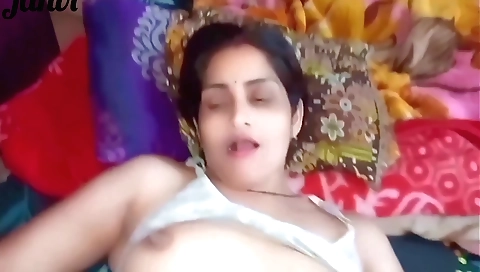 Indian teen stepsister and stepbrother have sex in the bedroom
