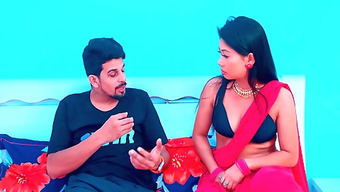 Indian stepmom is getting her cunt fucked in this video