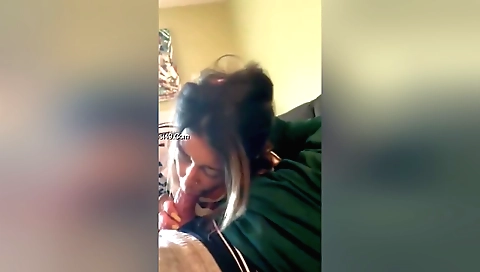 Hot brunette on the webcams is getting fucked by a guy