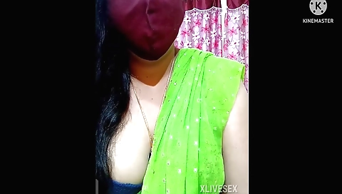 Indian brunette amateur webcam video with sexy tits
