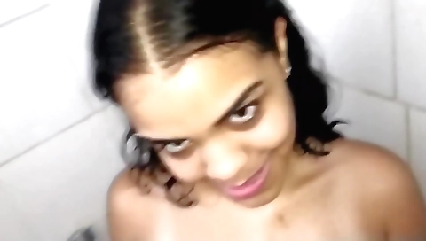 My new stepbrother wants to have fun with me in shower