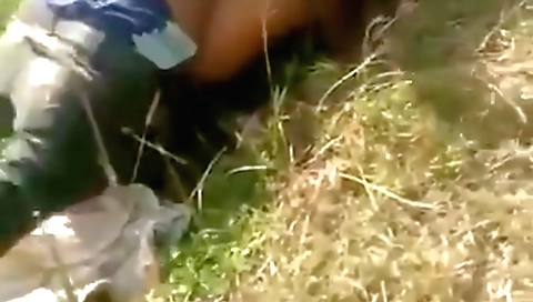 Dehati group two girls making homemade outdoor webcam video