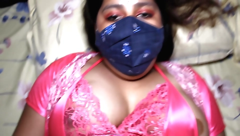 Indian girl rubina stepsister in bed with a big hole in her pussy