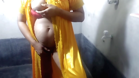 Indian teen 18+ with big tits has sex with stepbro