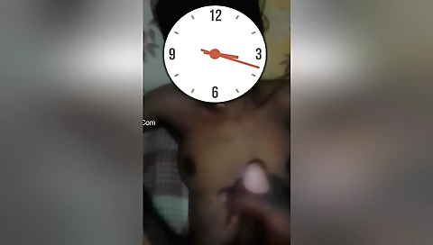 Amateur porn video with a brunette girl sucking a dick