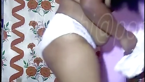 Indian slut is showing off her boobs in front of the camera