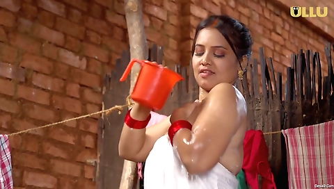 Long legs and small boobs make the girl look very sexy