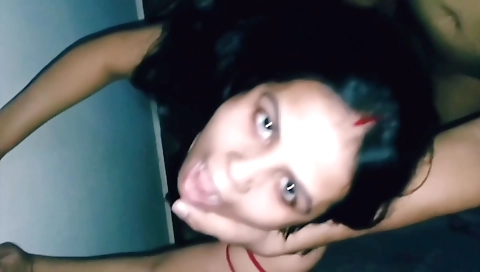 Indian babe with hairy cunt gets on her stepbrother's dick