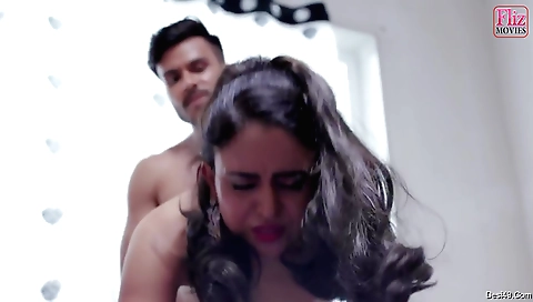 A sexy brunette is riding a big dick for a great porn film