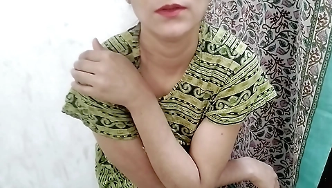 Indian solo girl with a nice long hair and long skirt