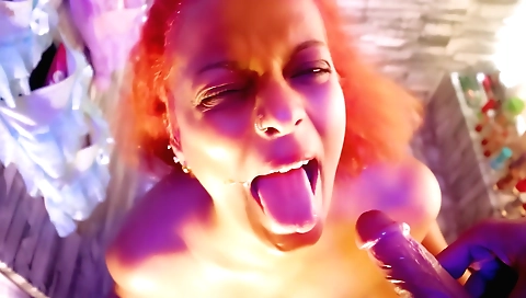 Busty blonde MILF enjoys cock riding before facial