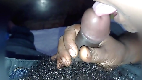 Indian teen with big natural tits fucked hard in mouth