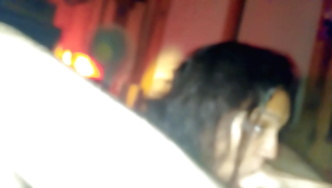 Indian girl with small titties plays with her mouth