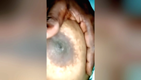 Indian girl with big tits gives a blowjob to a guy