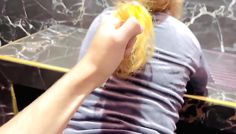 Indian chick in black dress in a sexy black dress in POV