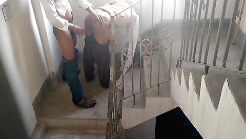 Indian brunette was fucked with her teacher in class