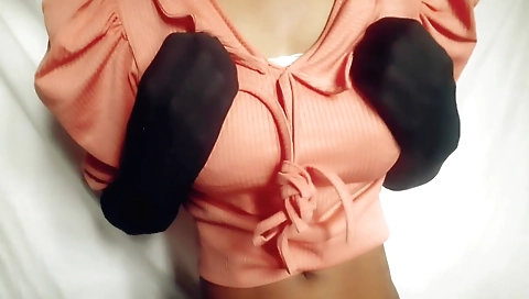 Slutty tamil girl is fucking herself in her bedroom