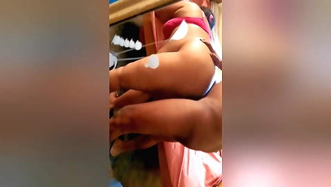 Indian bbw with a big ass fucked hard by her husband