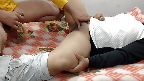 Busty porn movie features hot hairy pussy in this scene