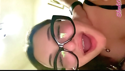 Stepmom and her stepbrother have fun with their pussies